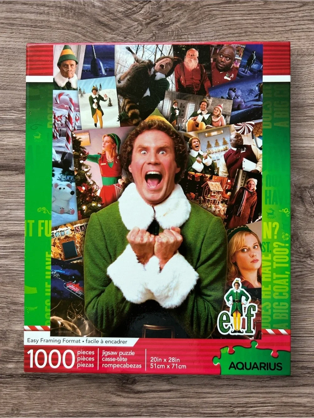 Elf Christmas Movie Jigsaw Puzzle 1000 Pieces